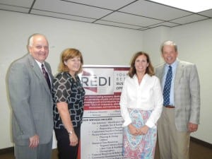 Regional Economic Development Corporation for Eastern Idaho, also known as REDI, held a meeting this week to elect members of the executive board of directors and talk about plans for the future. Pictured are R. Scott Reese, left, Darlene Gerry, Stephanie Cook and Park Price.