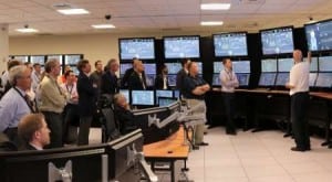 NuScale’s Corvallis, Ore. headquarters includes a replica of what the company’s nuclear reactor power plant control room would look like. Courtesy NuScale